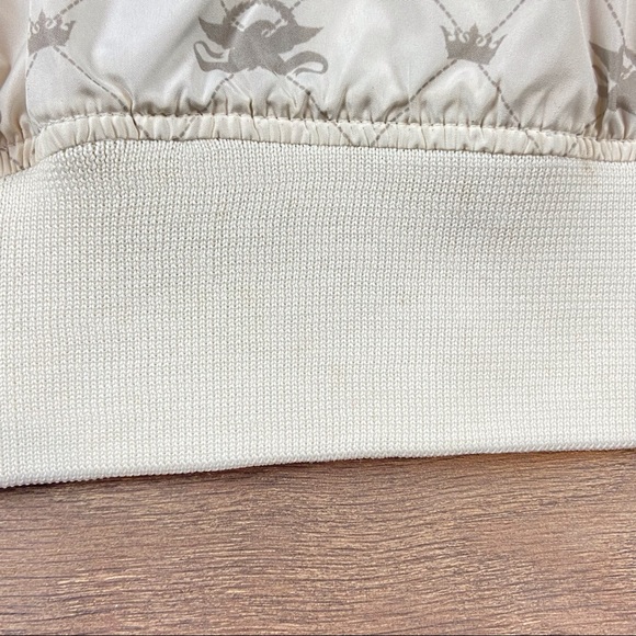 AVIREX 90s Vintage Men’s Hip-Hop Fashion Off White Zip-Up Lightweight Jacket XXL - Picture 8 of 10